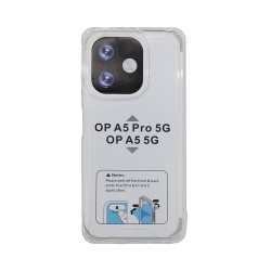 Capa Duro de Silicone para Oppo A5 Pro Transparente
